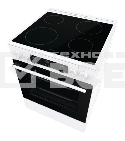 Электрическая плита Gorenje GEC6C40WD белый