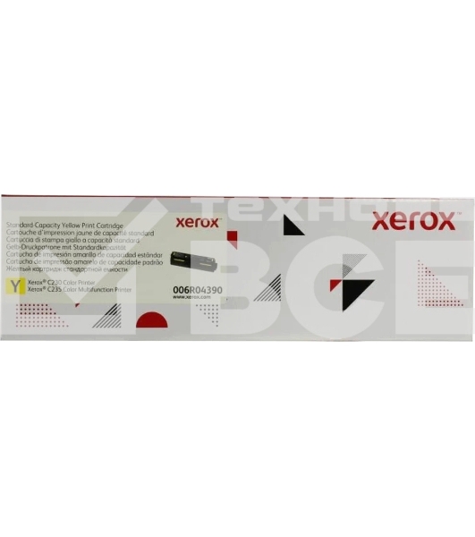 Картридж лазерный XEROX C230/C235 желтый стандарт (006R04390)