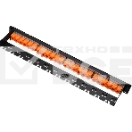 Патч-панель 19' ATCOM AT2463 24хRJ45 UTP 1U cat.6 (Keystone, организатор), фото 1