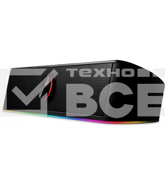 Акустическая система Defender Adiemus черный (6Вт, подсветка RGb, питание от USB)