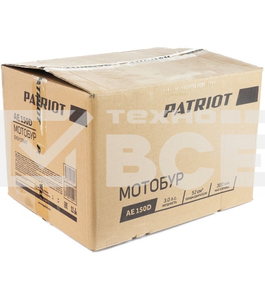 Мотобур бензиновый PATRIOT PT AE150D (без шнека) easy start
