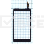 Сенсорное стекло (тачскрин) для Lenovo A656, черное, фото2