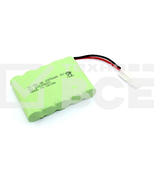 Аккумулятор Ni-Mh 6V 2400 mAh AA Flatpack разъем 5559