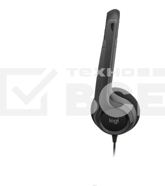 Гарнитура Logitech Headset Logitech H390 USB черный