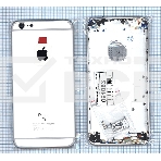 Задняя крышка для iPhone 6S Plus (5.5) серебристая, фото 1