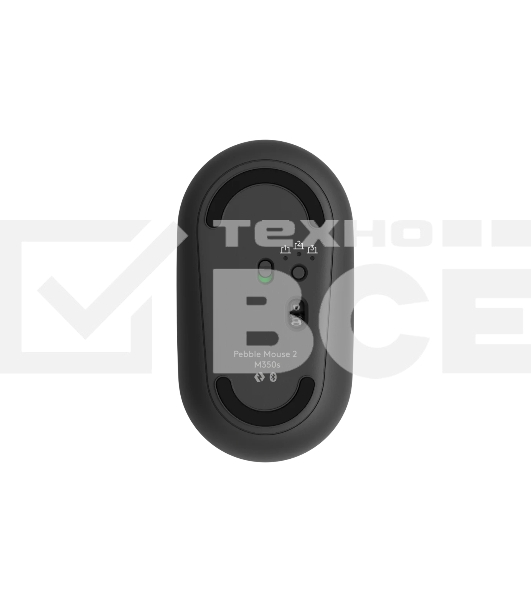 Мышь беспроводная Logitech Pebble 2 M350S графитовый, 4000 dpi, Bluetooth, кнопки - 3