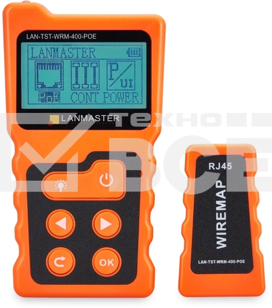 Тестер Lanmaster LAN-TST-WRM-400-POE