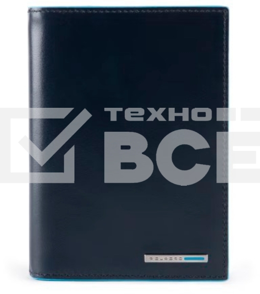 Обложка для документов Piquadro Blue Square PP5246B2R/BLU2 синий натур.кожа