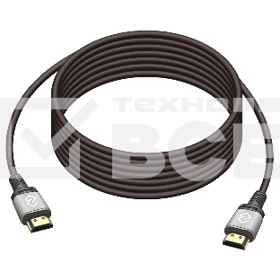 Кабель аудио-видео Digma HDMI (m)/HDMI (m) 5м. позолоч.конт. черный (D-HDMI-V2.0-5M)