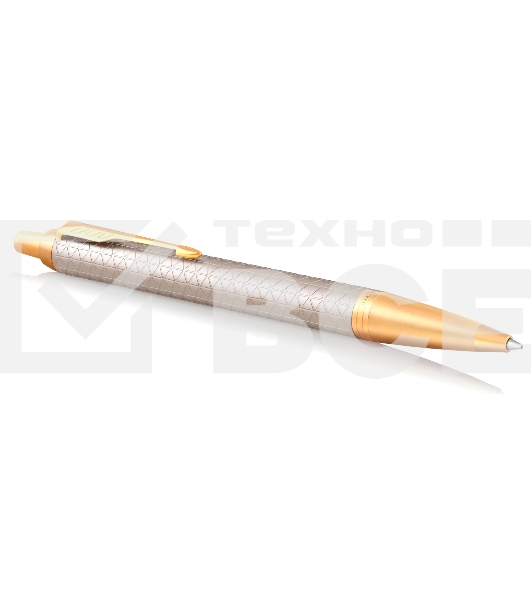 Ручка шариковая Parker IM Premium K323 (CW1931687) Grey GT M син. черн. подар.кор.