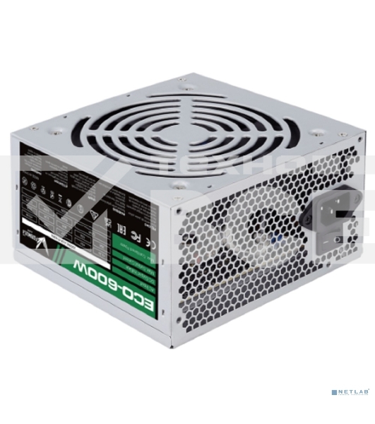 Блок питания Aerocool / Formula 600W Retail ECO-600W, 600Вт, 120мм, серый