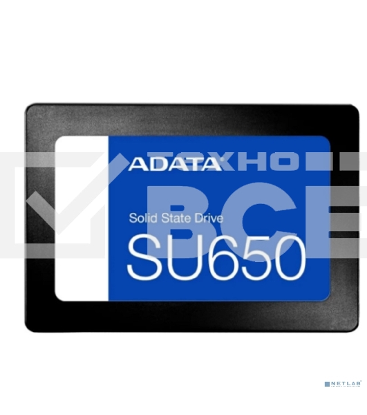Накопитель SSD ADATA Ultimate SU650, 2000 Gb, SATA, 2.5