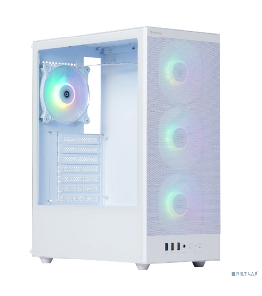 Компьютерный корпус Defender RaptorX белый,ATX,4fans,switch&M/BSync