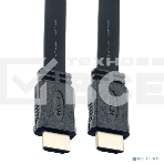 Кабель PERFEO HDMI A вилка - HDMI A вилка, плоский, ver.1.4, длина 3 м. (H1303), фото 1