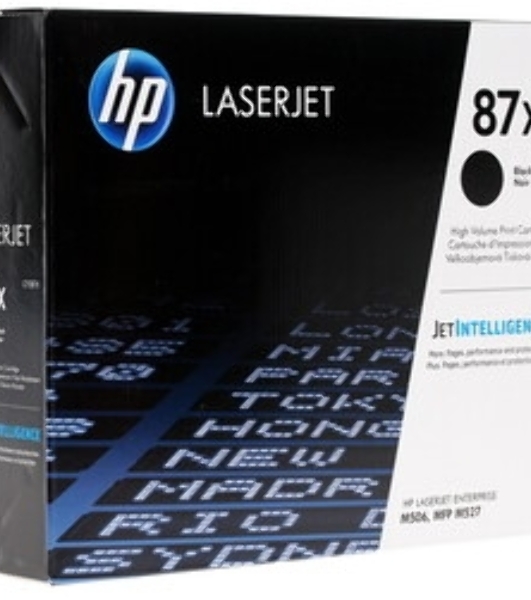 Тонер Картридж HP 87X CF287X черный для HP LJ Ent M506/M527 (18000стр.)