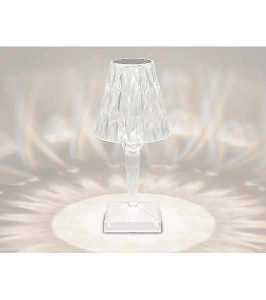 Настольная светодиодная лампа Ambrella light DE8055 CL прозрачный LED 3000K/4200K/6400K 3W