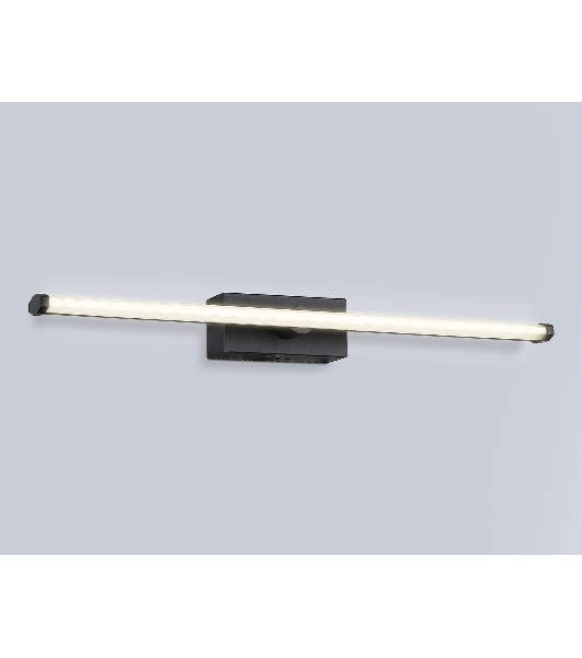 Настенный светодиодный светильник Ambrella light FL6112 BK черный 9W 3000K-6400K 410*40*80