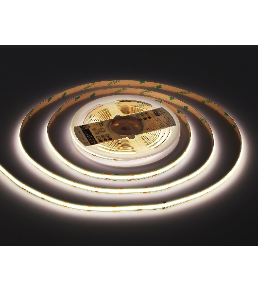 Светодиодная лента Ambrella light GS4901 COB 608Led/ 12W m/ 24V IP20 CCT 3000-6500K/ 5m*8mm*2.2mm (3 конт.)