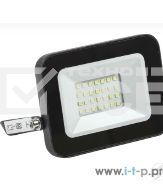 Прожектор светодиодный СДО 06-20 4000К IP65 черн. ИЭК LPDO601-20-40-K02