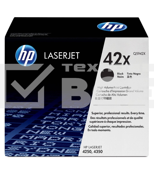 Картридж лазерный HP LaserJet Q5942X черный для LJ 4250/4350 (20000стр.)