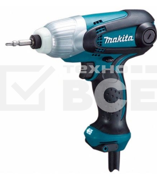 Дрель-шуруповерт Makita TD0101F, Сетевой, 230Вт, Ударный