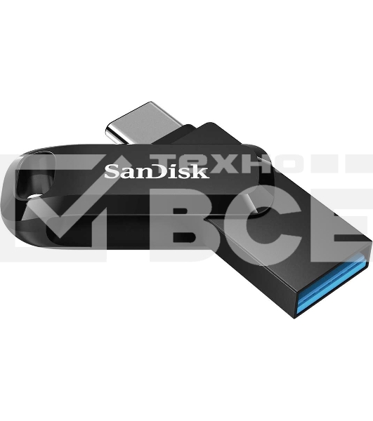 Флешка USB Sandisk 128Gb Ultra Dual Go SDDDC3-128G-G46 USB3.1 черный