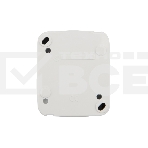 Розетка одноместная KRANZ Mini OG открытой установки с заземлением, IP54 белая, фото10