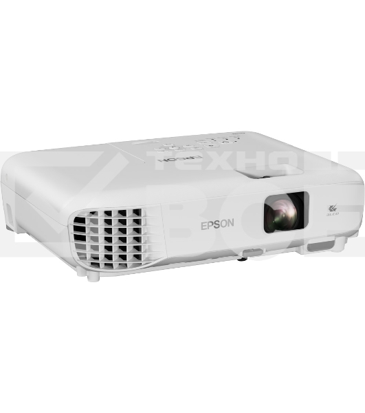 Проектор Epson EB-E01 белый (LCD, 1024 x768, 3300Lm, 15000:1, 2.4 kg) (V11H971040)