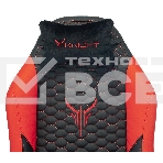 Кресло игровое Knight Neon черный/красный соты эко.кожа с подголов. крестовина металл, фото4