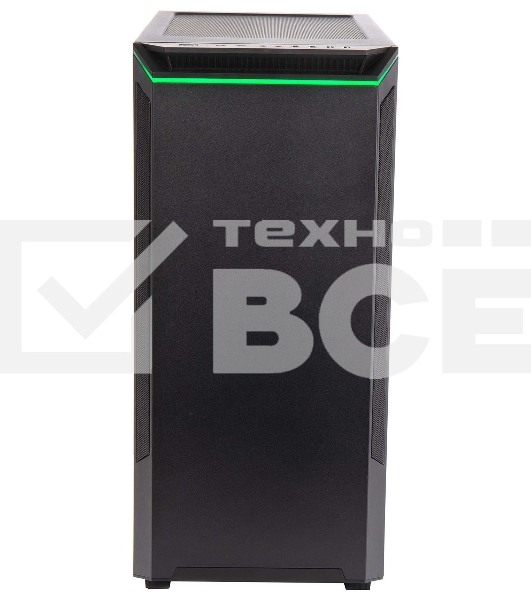 Компьютерный корпус Hiper PB81 черный без БП ATX 3x120мм 2xUSB2.0 2xUSB3.0 audio bott PSU