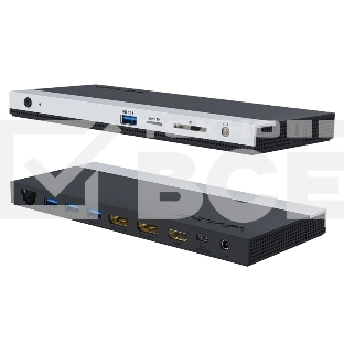 Док-станция Docking Station WAVLINK USB-C 4K Universal /85W PowerDelivery/2xUSB3.0/2xUSB2.0/1xUSB C/1xDP 4K 30HZ/1xHDMI 4K 30HZ/1xVGA/1xGigabit LAN/1xAudio In/Out/1xSD/Micro SD CardReader
