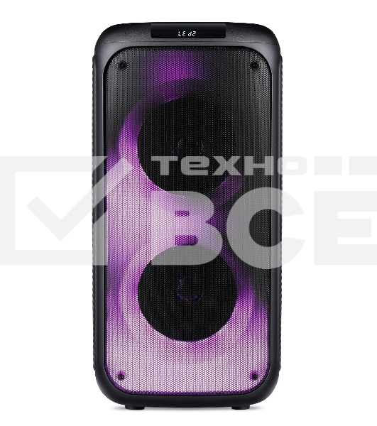 Минисистема Hyundai H-MC1231 черный 40Вт FM USB BT micro SD