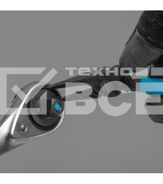 Съемник, 175 мм, для внешних стопорных колец (19-60 мм), прямые губки (разжим)Gross