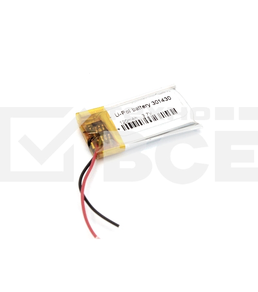 Аккумулятор Li-Pol (батарея) 3*14*30мм 2pin 3.7V/95mAh