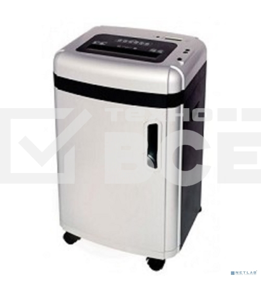 Шредер Office Kit S230 2x15 (секр.P-5)/фрагменты/17лист./35лтр./скрепки/скобы/пл.карты/CD
