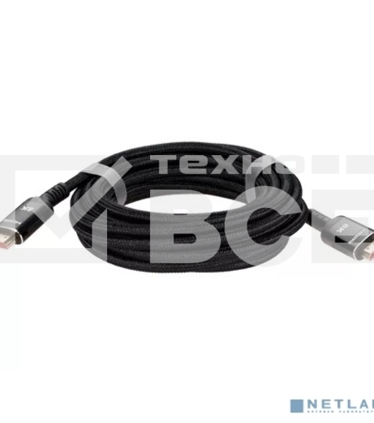 Кабель iOpen HDMI 19M/M,ver. 2.1 8KX60Hz (Econom) оплетка 5m ACG859B-5.0