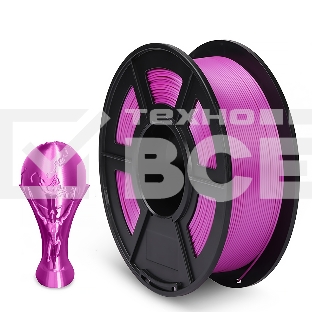 Филамент NVPRINT Silk PLA+ Purple для 3D печати диаметр 1.75мм  длина 330 метров  масса 1 кг