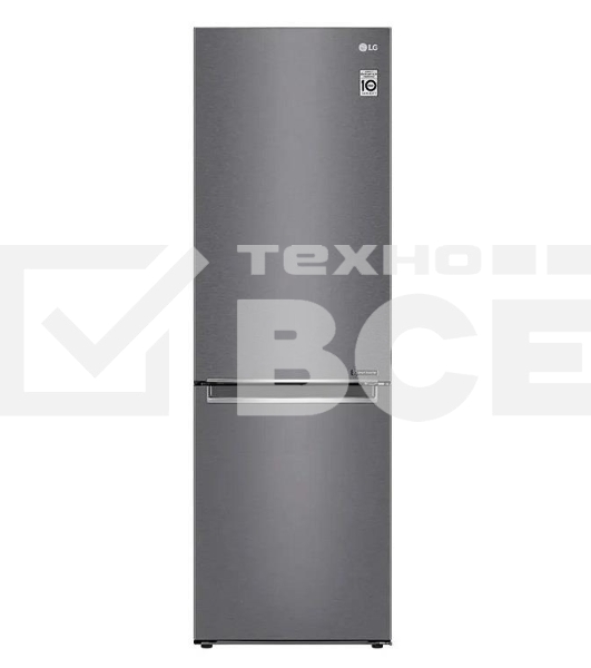 Холодильник LG GC-B509SLCL графит двухкамерный 292/127л морозилка снизу, No Frost