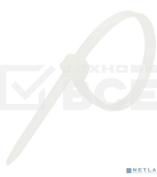 Хомут кабельный Rexant 7.6х500 нейл. белый (уп. 100 шт)