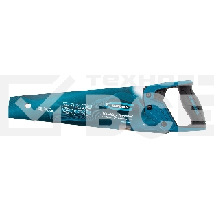 Ножовка по дереву Gross 'PIRANHA', 400 мм, 7 TPI, 3D-зуб, тефл. покр.полотна, 2-х комп. рук-ка