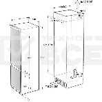 Встраиваемый холодильник Gorenje NRKI517142, полезный объем 243 л, электронное управление, цифровой дисплей, автоматическое размораживание No Frost, быстрое замораживание, интенсивное охлаждение, зона свежести с контролем влажности, слайдерное крепление, энергоэффективность А+, фото11