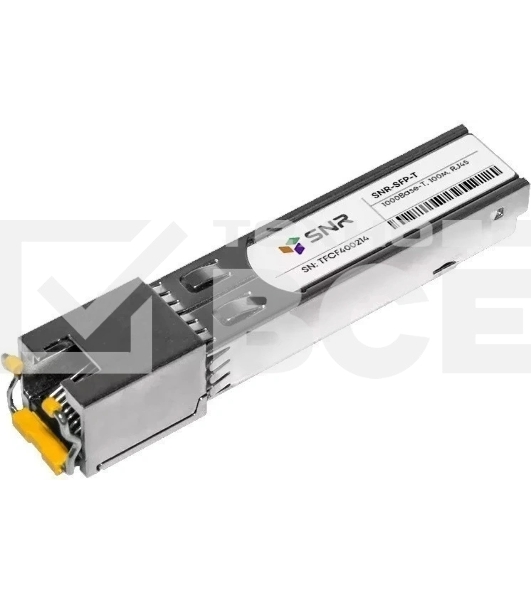 Модуль SNR Оптический модуль SFP-T, 10/100/1000Base-T (1 GbE), UTP, RJ45, up to 100m