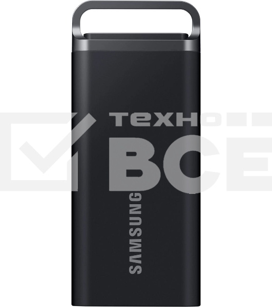 Внешний SSD Samsung T5 EVO, 2TB, USB 3.2 Gen 1 Type-C, R/W 460/460, черный