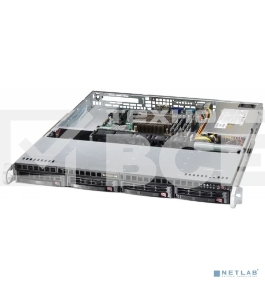 Корпус SuperMicro CSE-813MF2TQC-R804CB 2x800W черный