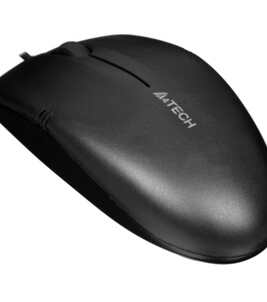 Мышь проводная A4Tech OP-530NUS черный, 1200 dpi, USB, кнопки - 3