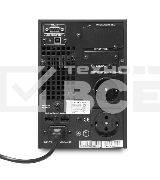 Источник бесперебойного питания Powerman ИБП Online 1000 Black