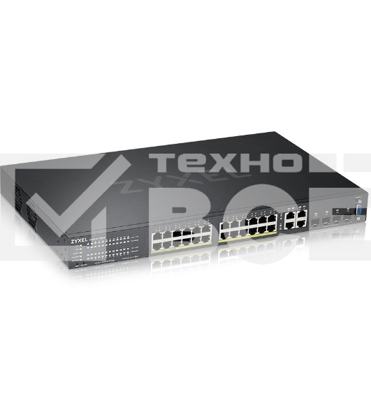 Гибридный L2 коммутатор PoE+ Zyxel NebulaFlex Pro GS2210-28HP, rack 19