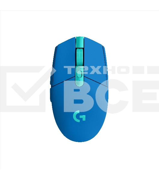 Мышь беспроводная Logitech G305 LIGHTSPEED синий, 12000 dpi, радиоканал, USB, кнопки - 6