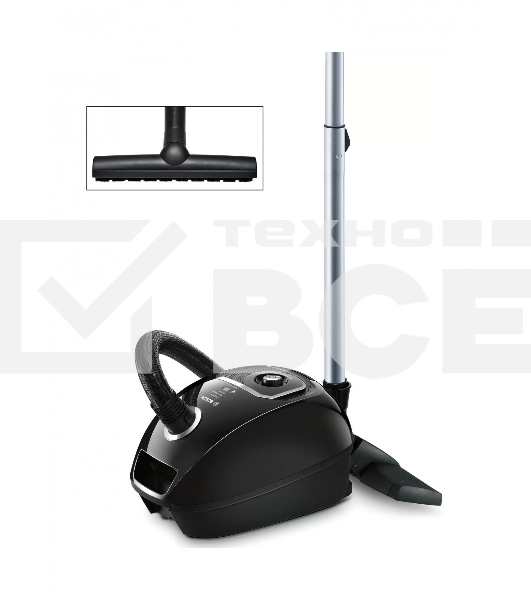Пылесос Bosch BGLS42230 черный, 2200 Вт, уборка сухая, пылесборник мешок 4 л