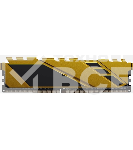 Оперативная память NETAC Shadow, DDR4, 8GB (1x8GB), 3200MHz, CL16, с радиаторами, желтый